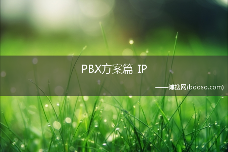 PBX方案篇_IP