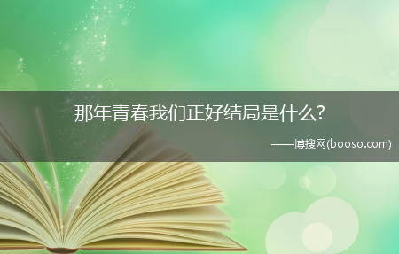 那年青春我们正好结局是什么?