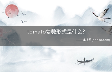 tomato复数形式是什么?