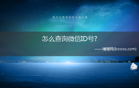 怎么查询微信ID号?