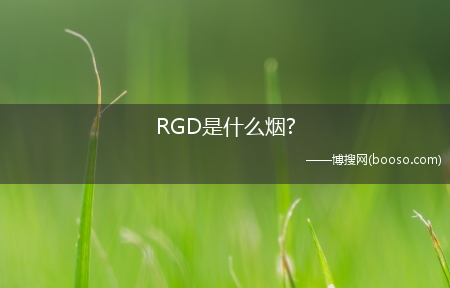 RGD是什么烟?