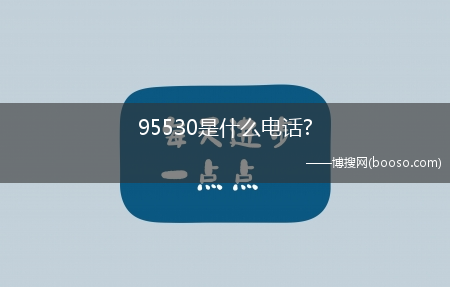 95530是什么电话?