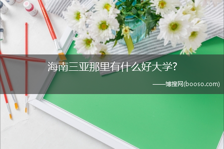 海南三亚那里有什么好大学?(三亚有什么大学)