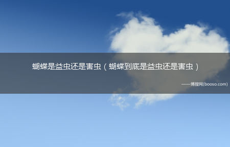 蝴蝶到底是益虫还是害虫_蝴蝶是益虫还是害虫_(蝴蝶是益虫还是害虫)