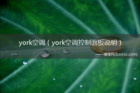 york空调控制面板说明_york空调(约克空调面板显说明书)