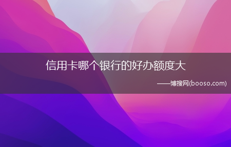 这几家银行容易下卡且额度高?信用卡哪个银行的好办额度大?(哪家信用卡好办额度高)