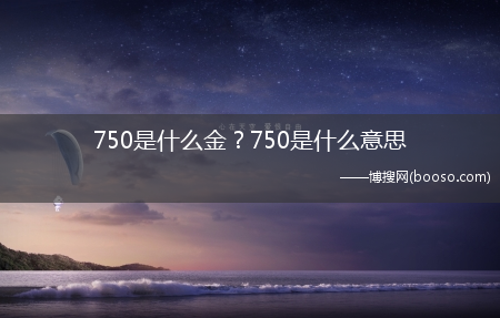 750是什么金？750是什么意思?(金750是指什么)