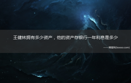 他的资产存银行一年利息是多少?王健林拥有多少资产(王健林资产)