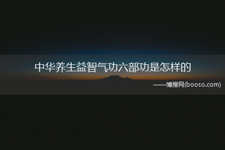 中华养生益智气功六部功是怎么样的?(中华养生益智气功)