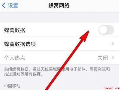 苹果手机怎么打开数据网络