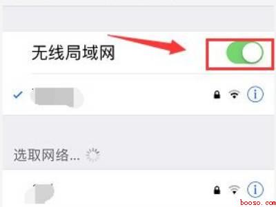 苹果无线局域网按钮打不开