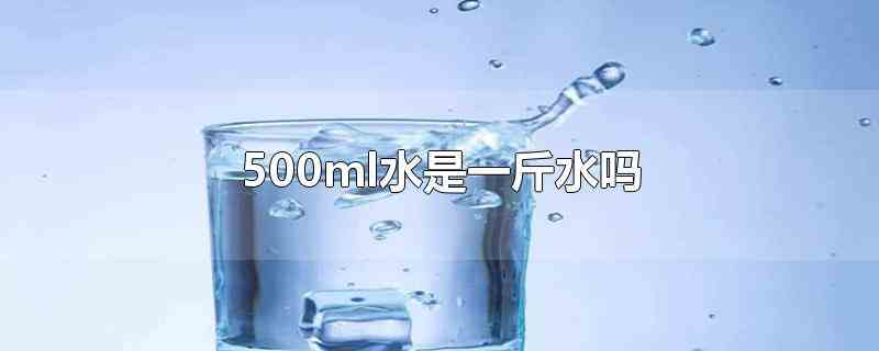 500ml水是一斤水吗(500ml的水是一斤吗)