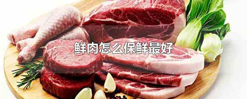 鲜肉怎么保鲜最好(肉类营养成分可因动物种类、年龄、部位及肥瘦程度不同)