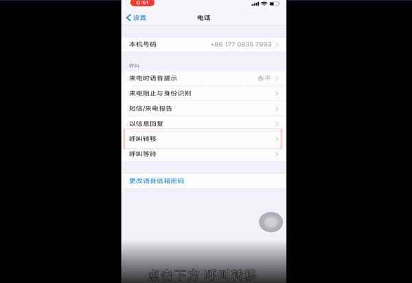 苹果手机呼叫转移怎么设置