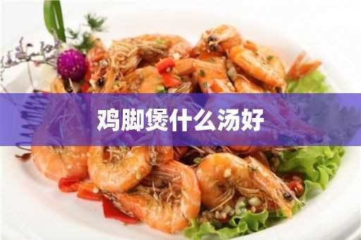 鸡脚煲什么汤好(秋天鸡脚煲汤放什么材料好)?