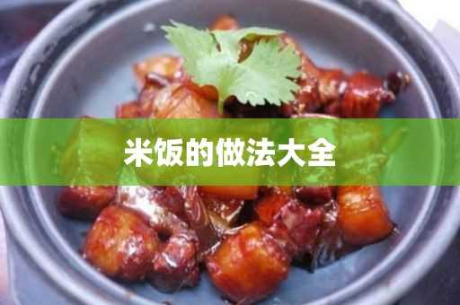 米饭的做法大全(米饭怎么做好吃的食物)?