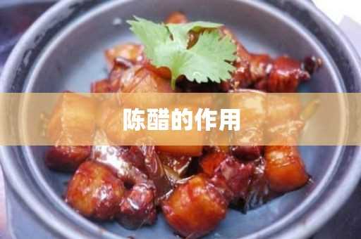 陈醋的作用与功效_陈醋的作用