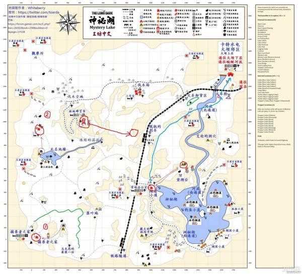 漫漫长夜各地图综合分析 漫漫长夜全地图资源分布