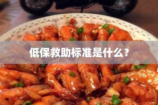 低保救助标准是什么？(低保政策救助标准)?