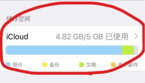 icloud储存空间已满解决方法