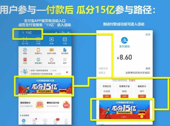 支付宝如何玩瓜分15亿活动 具体操作流程