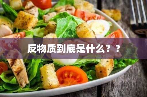 反物质到底是什么？？(反物质有吗?)?