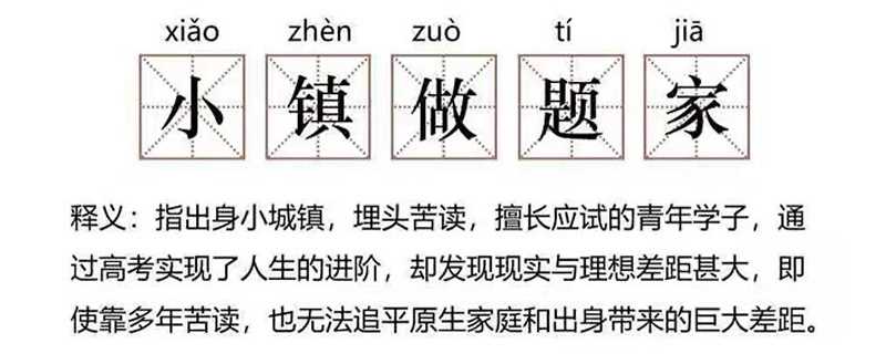 易烊千玺小镇做题家是什么意思?小镇做题家是什么意思(小镇做题家)