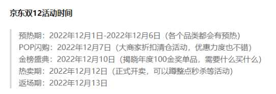 2022双十二活动什么时候开始？双十二预热活动时间介绍