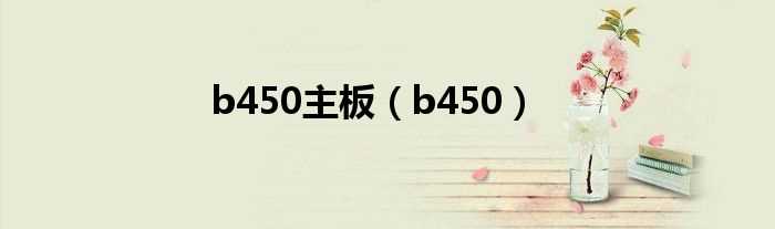 b450_b450主板(b450)