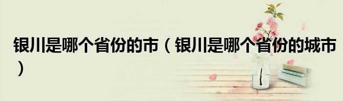 银川是哪个省份的城市_银川是哪个省份的市?(银川属于哪个省)