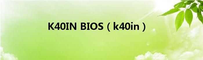 k40in_K40IN_BIOS(k40in)