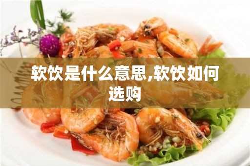 软饮是什么意思,软饮怎么选购(软性饮料是什么意思)?