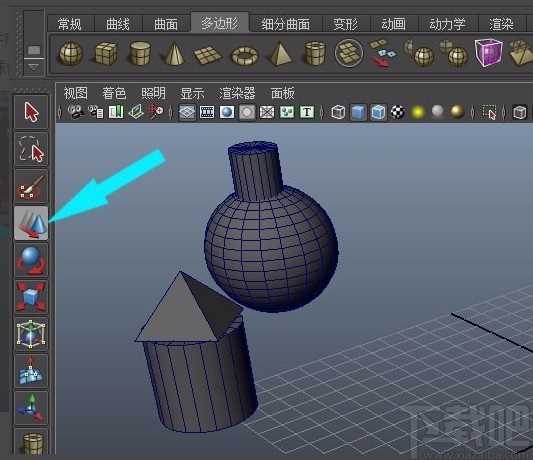 maya简单建模的方法步骤