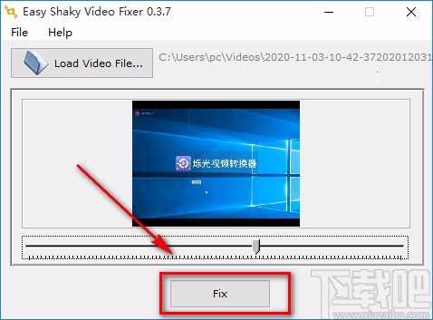 Easy Shaky Video Fixer消除视频抖动效果的方法