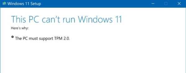 win11安装提示tpm2.0解决教程