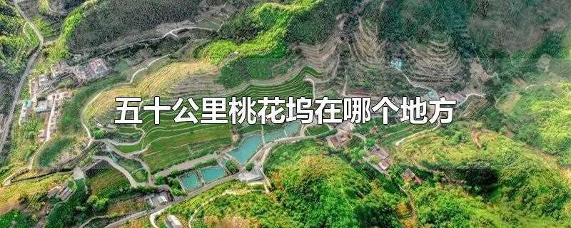 五十公里桃花坞在哪个地方拍的(五十公里桃花坞在哪个地方看)?