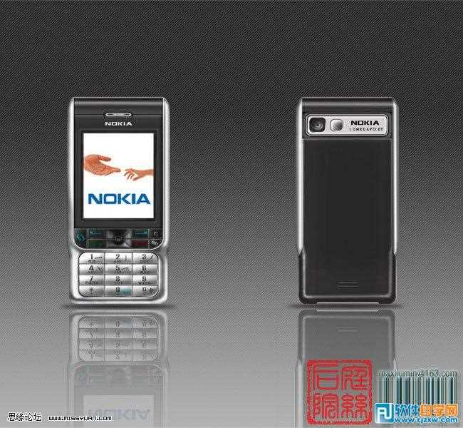 绘制诺基亚3230手机