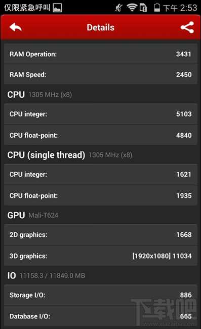 安兔兔评测华为Kirin 920 荣耀6