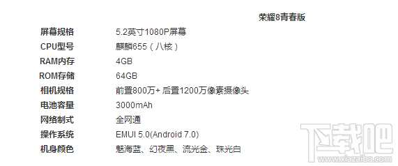 荣耀8青春版和荣耀8哪个好？华为荣耀8青春版和荣耀8区别对比