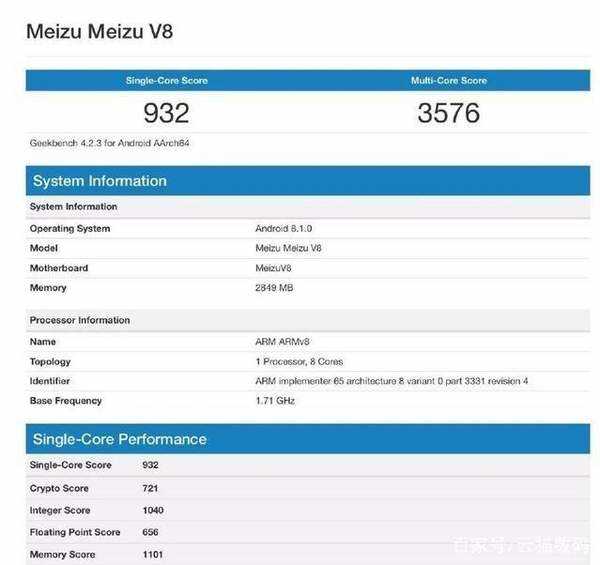 魅族V8用的什么处理器？处理器芯片规格及跑分介绍
