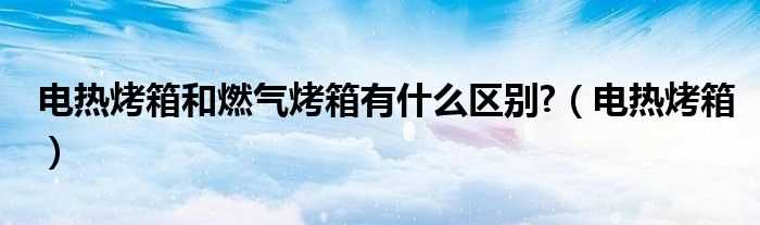 电热烤箱_电热烤箱和燃气烤箱有什么区别?(电热烤箱)