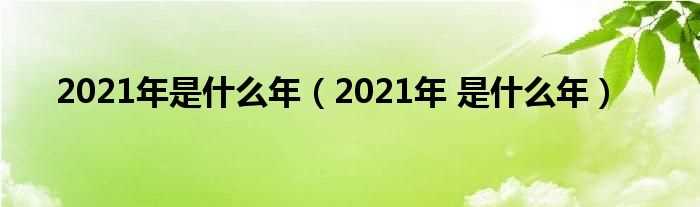 2021年_是什么年_2021年是什么年?(2021年)