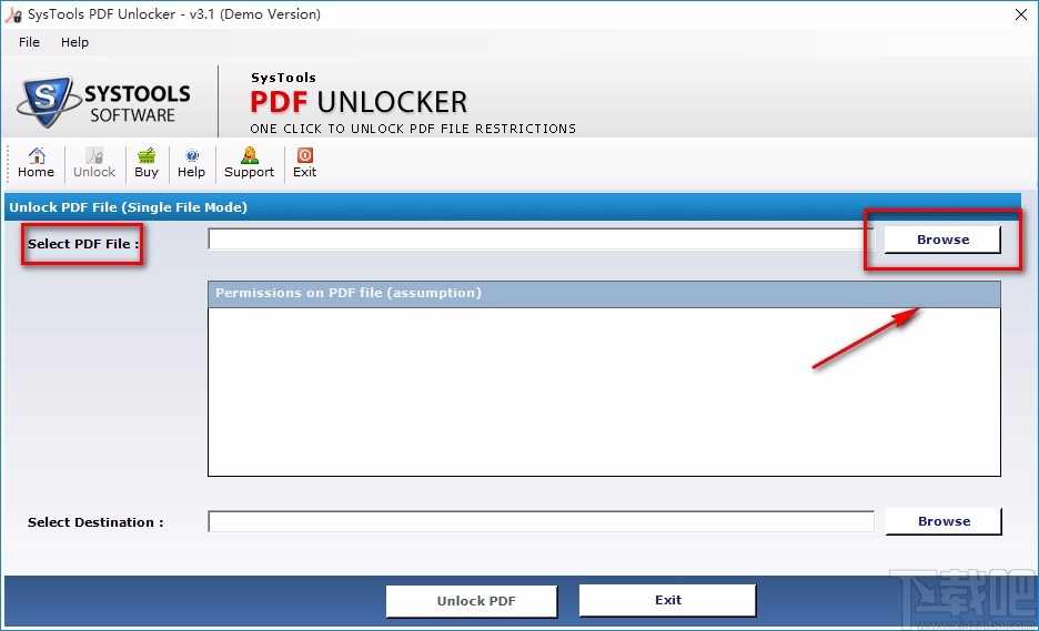 pdf unlocker解除PDF密码的方法