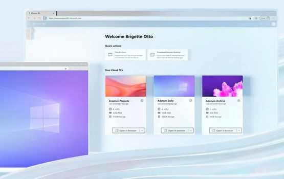 微软推出云操作系统windows365 不需任何配置