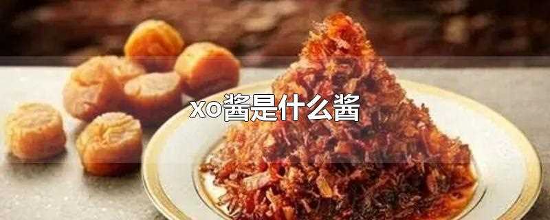 xo酱是什么酱怎么吃(xo酱是什么酱)?