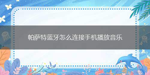 帕萨特蓝牙怎么连接手机播放音乐（开启手机、车载蓝牙设备的蓝牙功能）