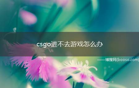 csgo进不去游戏怎么办（反恐精英:全球攻势csgo进不去游戏怎么办）