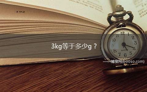 3kg等于多少g？