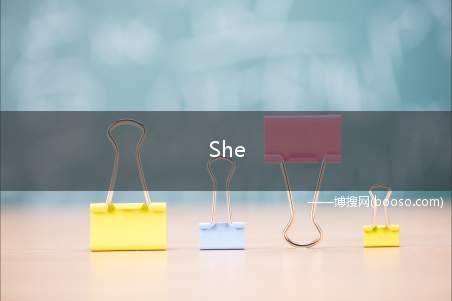 《She》歌手:音乐合辑