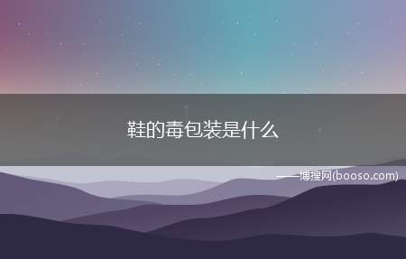 鞋的毒包装是什么